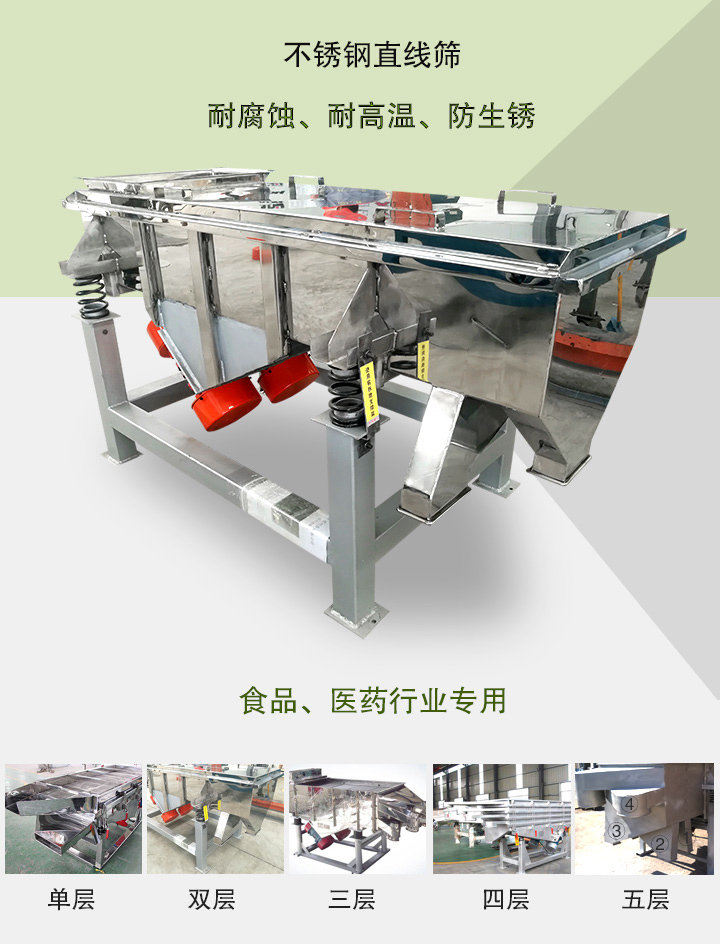 不鏽鋼直線篩介紹